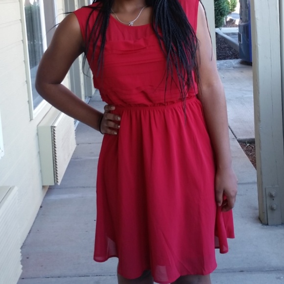 Modcloth red sleveless dress - Picture 4 of 4